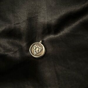 Gucci Silver Wax Seal Charm Pendant